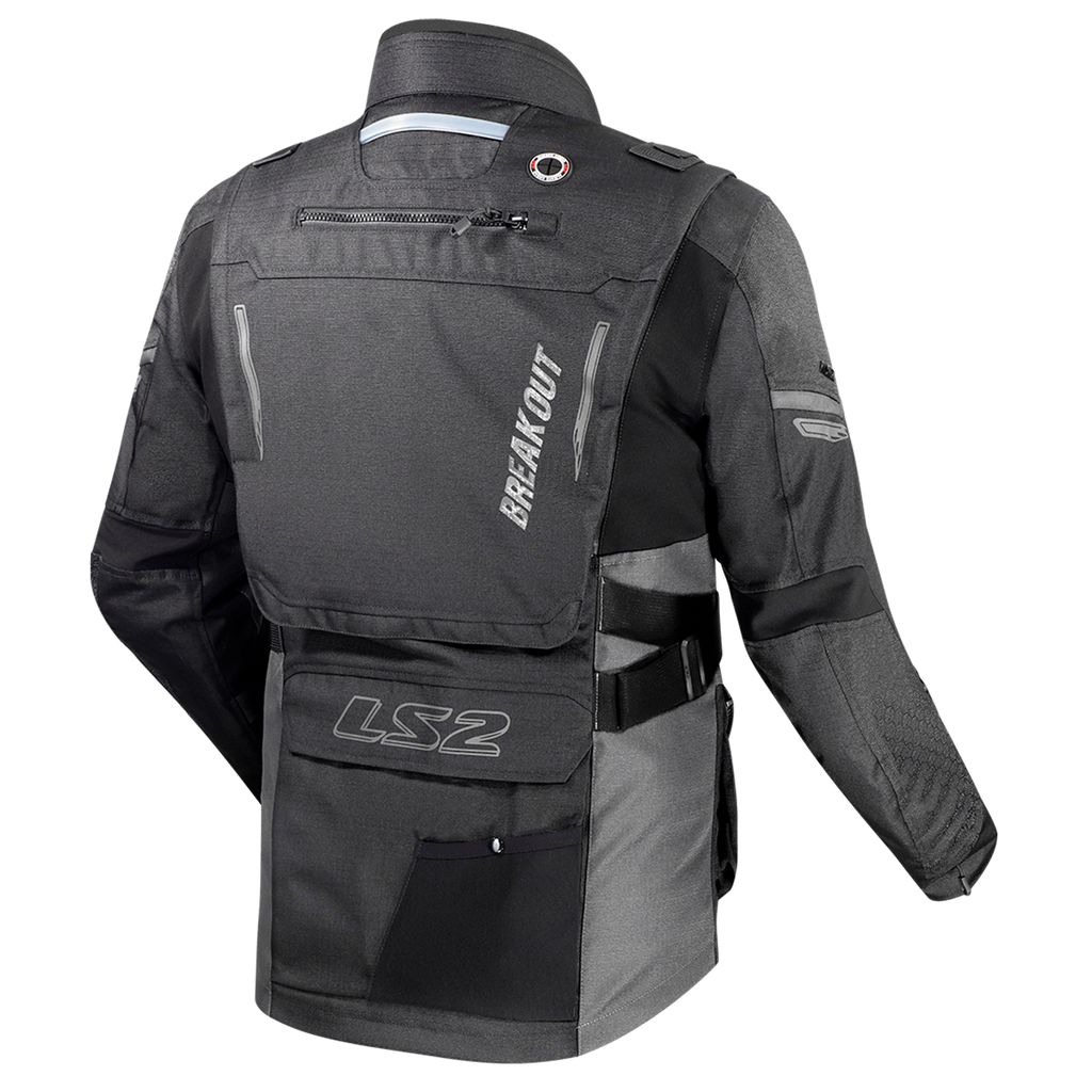 KURTKA LS2 BREAKOUT MAN BLACK SMOKE