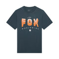 T-SHIRT FOX BLOCK 195 ORIGINAL DEEP COBALT