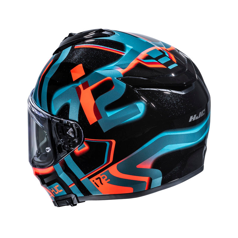KASK MOTOCYKLOWY HJC I72 TALA BLUE BLACK – zdjęcie 3