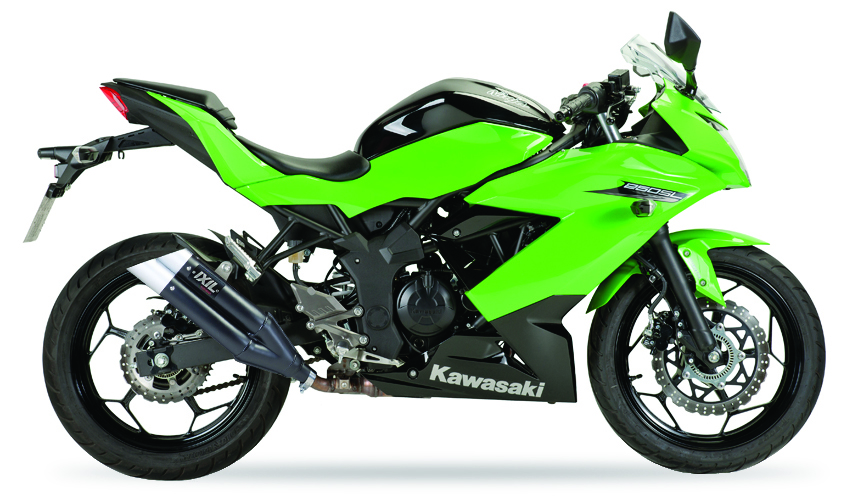 Tłumik IXIL KAWASAKI NINJA 250 SL - Z 250 SL 15-17 typ L3XB (waga: 3000g, długość: 370 mm., materiał: Inox AISI304, kolor: Anodi