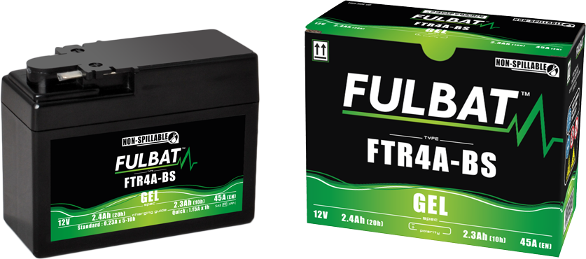 Akumulator FULBAT FUL GEL - FTR4A-BS / YTR4A-BS (Żelowy, bezobsługowy)