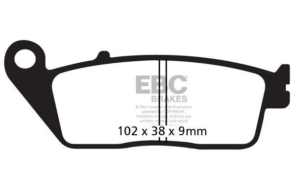 EBC Brakes Klocki hamulcowe EBC FA226HH wzmacniane (kpl. na 1 tarcze)