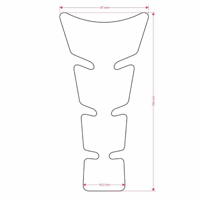 ONEDESIGN Tankpad SLIM carbon
