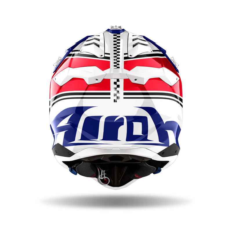 KASK MOTOCYKLOWY AIROH AVIATOR 3 HIMA RED GLOSS – zdjęcie 3