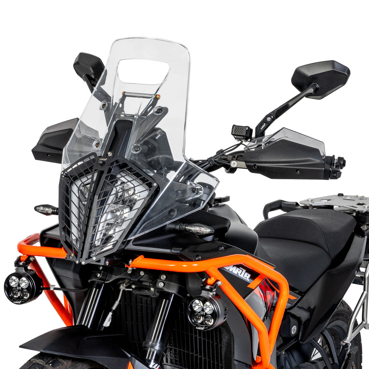 LOBOO Osłony dłoni motocyklowe uniwersalne czarne