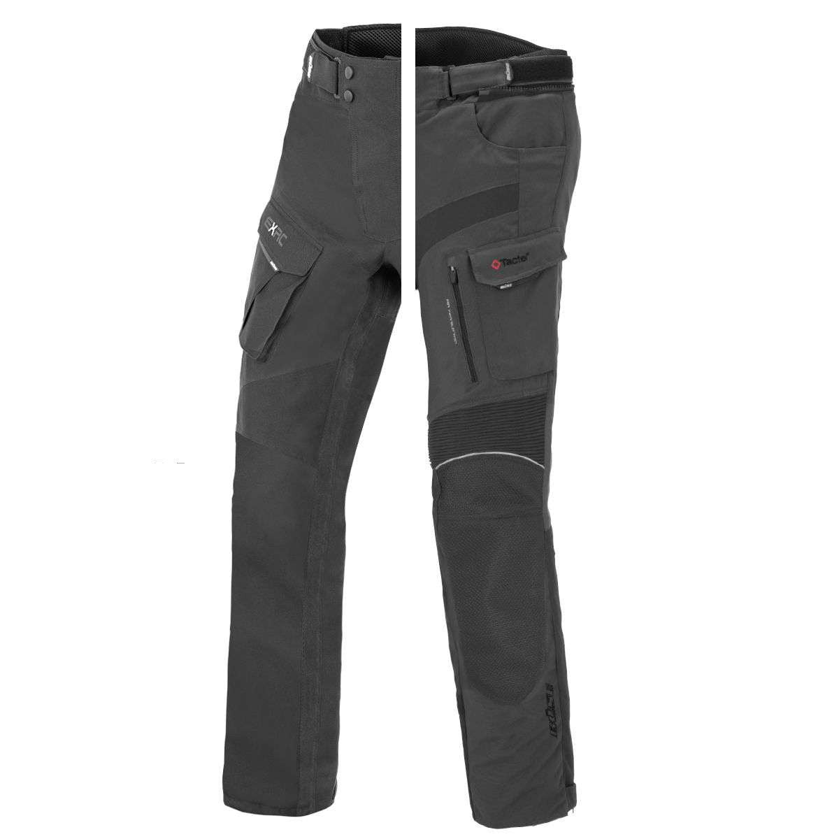 Spodnie motocyklowe BUSE ZESTAW EXRC Porto czarno/czarny