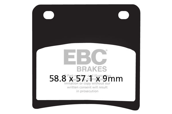 EBC Brakes Klocki hamulcowe EBC FA146 (kpl. na 1 tarcze)