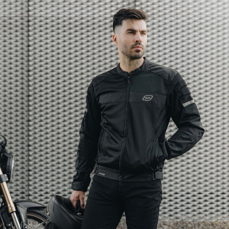 KURTKA MOTOCYKLOWA TEKSTYLNA OZONE DART BLACK