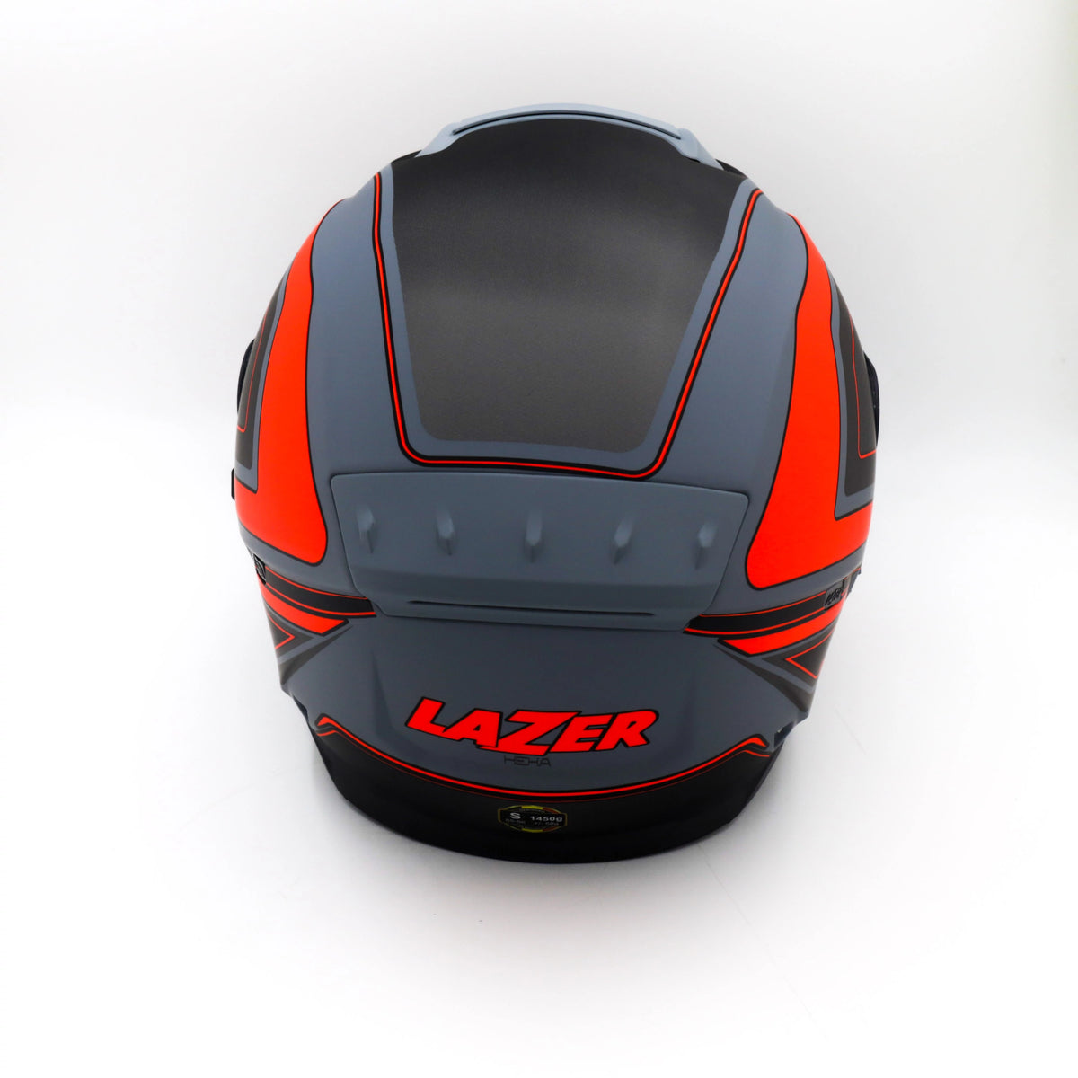 Kask Motocyklowy LAZER RAFALE Hexa (kol. Tytanowy Szary - Czerwony - Matowy)