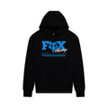 BLUZA Z KAPTUREM DAMSKA FOX CHECKER FLEECE PO BLACK