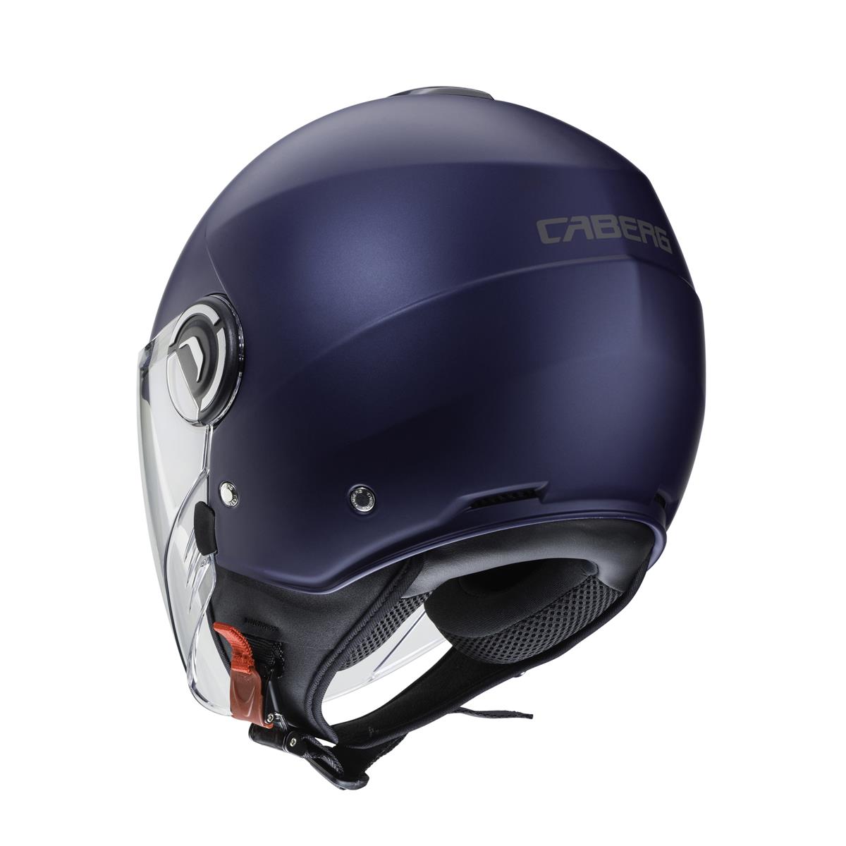CABERG KASK OTWARTY JET Z BLENDĄ MODEL RIVIERA V4X SOLID KOLOR NIEBIESKI MAT - YAMAHA – zdjęcie 3