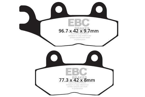EBC Brakes Klocki hamulcowe EBC FA214/2 (kpl. na 1 tarcze)