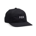 CZAPKA Z DASZKIEM DAMSKA FOX W WORDMARK ADJUSTABLE BLACK