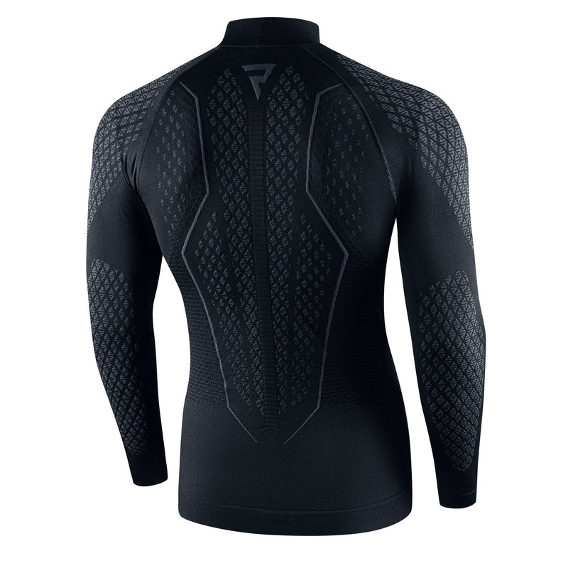 KOSZULKA TERMOAKTYWNA Z DŁUGIM RĘKAWEM REBELHORN THERM 2 BLACK GREY