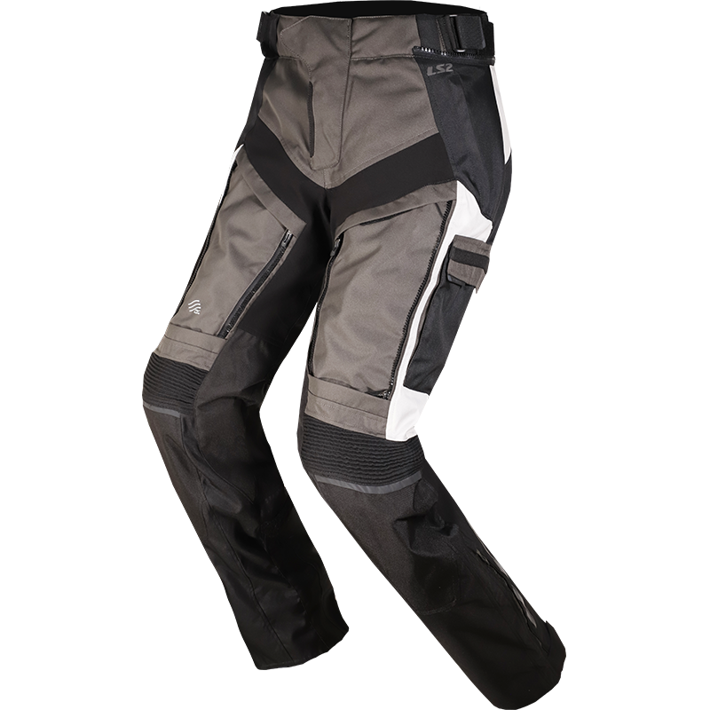 SPODNIE LS2 NORWAY MAN BLACK GREY