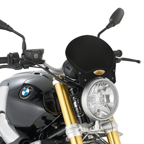 KAPPA SZYBA UNIWERSALNA CAFE RACER ALUMINIUM CZARNA 20,5 X 26,5 CM - POTRZEBNE MOCOWANIA (AL….A) POD DANY MODEL – zdjęcie 3