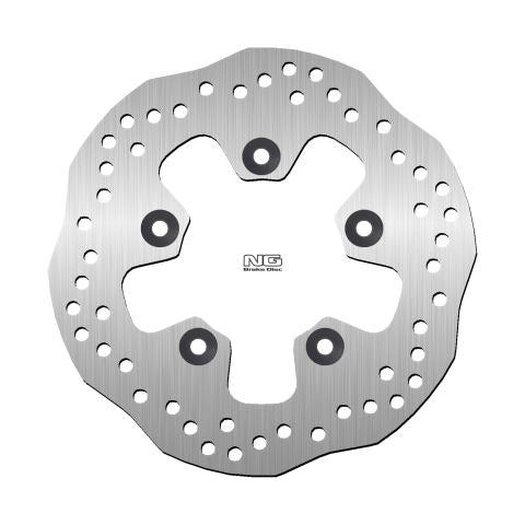 NG TARCZA HAMULCOWA TYŁ KYMCO QUAD 250/300 '04-13 (220x88x4MM) (5X10,5MM) WAVE – zdjęcie 2