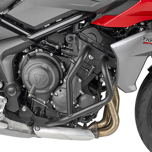 KAPPA GMOLE OSŁONY SILNIKA TRIUMPH TIGER SPORT 660 '22-, CZARNE – zdjęcie 2