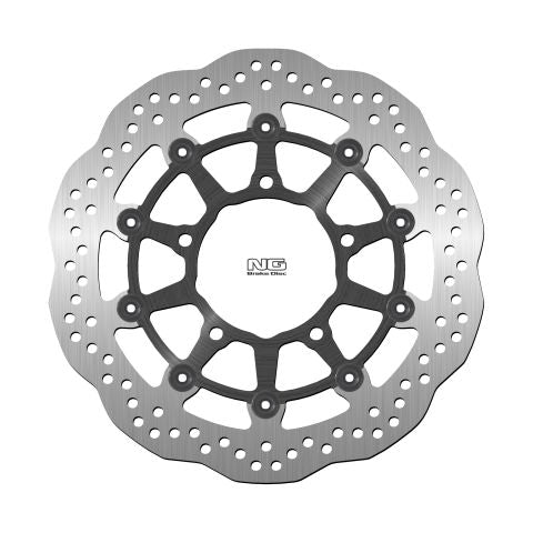 NG TARCZA HAMULCOWA PRZÓD SUZUKI GSXR 600 '06-'07, 750 '06, 1000 '05-'08, VZR 1800 '06-'13, VLZ 1800 '17 (310X100X5,0MM) (5X10,5MM) WAVE PŁYWAJĄCA – zdjęcie 2