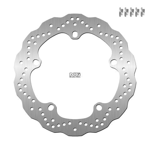 NG TARCZA HAMULCOWA PRZÓD BMW R 850GS '99-'07/1100GS '94-'01/1150/1200GS '04-'18, F750 GS '18-'20, F850 GS '19-'20 (305X181X4,8MM) (5X14,0MM) WAVE – zdjęcie 2