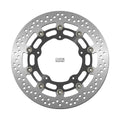 NG TARCZA HAMULCOWA PRZÓD YAMAHA YZF R1 '04-'06 / '15-'16, FZ1 '06-13, R6 '20-, V-MAX '09-16, MT-10 '16-21 (320X132X5MM) (5X8,5MM) PŁYWAJĄCA (ŚRODEK ALUMINIOWY)