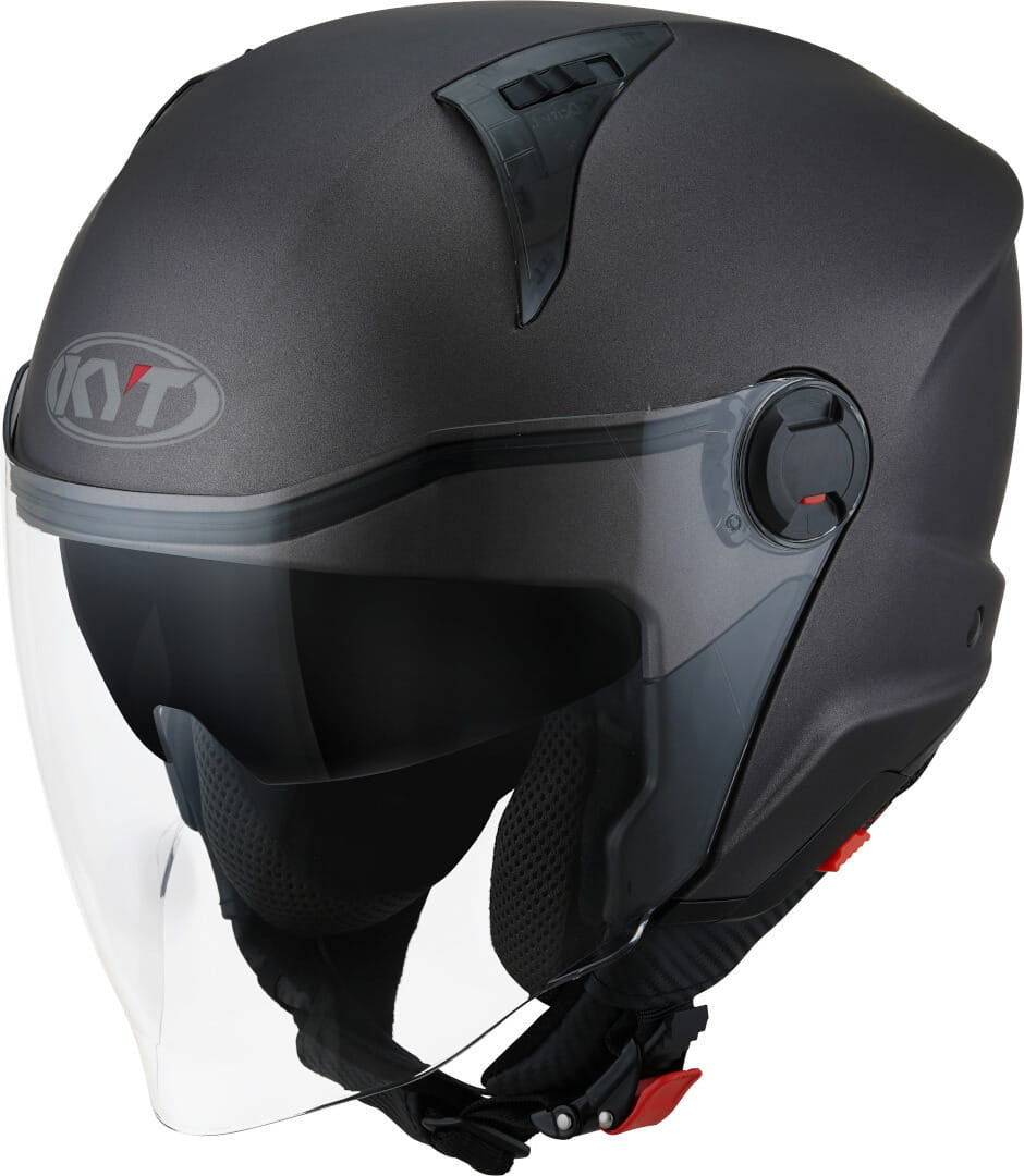 Kask Motocyklowy KYT D-CITY stalowy matowy – zdjęcie 3