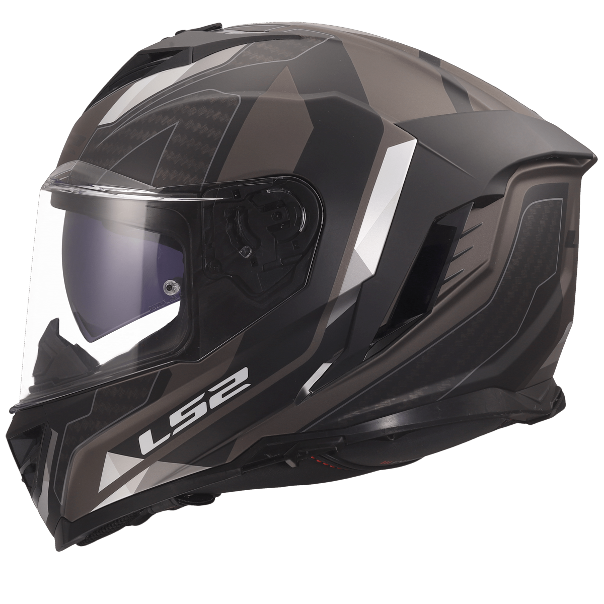 KASK LS2 FF818 STORM III SPORTY BLACK GREY