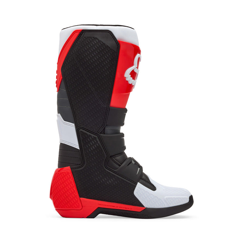 BUTY MOTOCYKLOWE FOX COMP WHITE FLUO RED