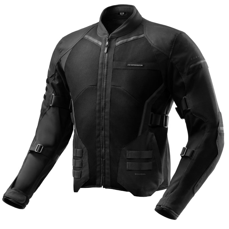 KURTKA MOTOCYKLOWA TEKSTYLNA REBELHORN SCANDAL 3 BLACK