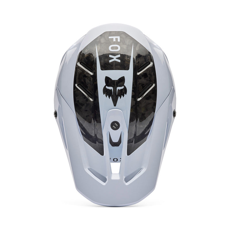 KASK MOTOCYKLOWY FOX V3 RS FRACTURE WHITE