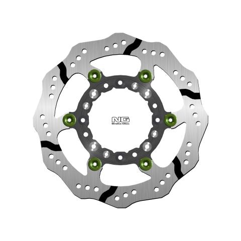 NG TARCZA HAMULCOWA PRZÓD KAWASAKI KLX250/300 '93-07, KX125/250 '95-02, SUZUKI RMZ250 '04-06 (270X100X3MM) WAVE PŁYWAJĄCA – zdjęcie 2