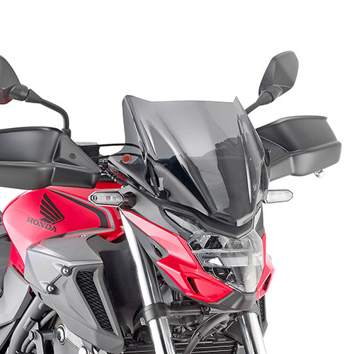 KAPPA SZYBA HONDA CB 500F (19-23), KAWASAKI Z 900 (20-24) CF MOTO NK 650 '21-'24 28 X 36,5 CM PRZYCIEMNIANA - BEZ MOCOWAŃ