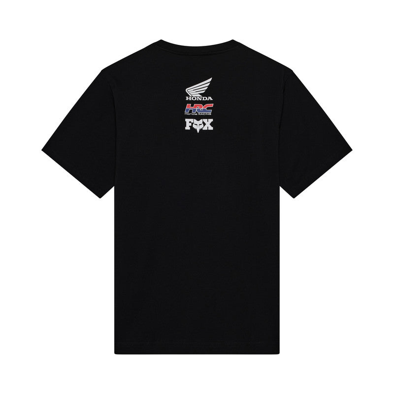 T-SHIRT FOX HONDA MIDWEIGHT BLACK