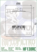 Hiflofiltro FILTR OLEJU HIFLO HF138RC GSX/GSXR/SV/TL/VZ/VS/DL NAKRETKA 17MM