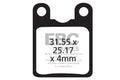 CFA333 - Klocki hamulcowe rowerowe (organiczne) EBC Brakes