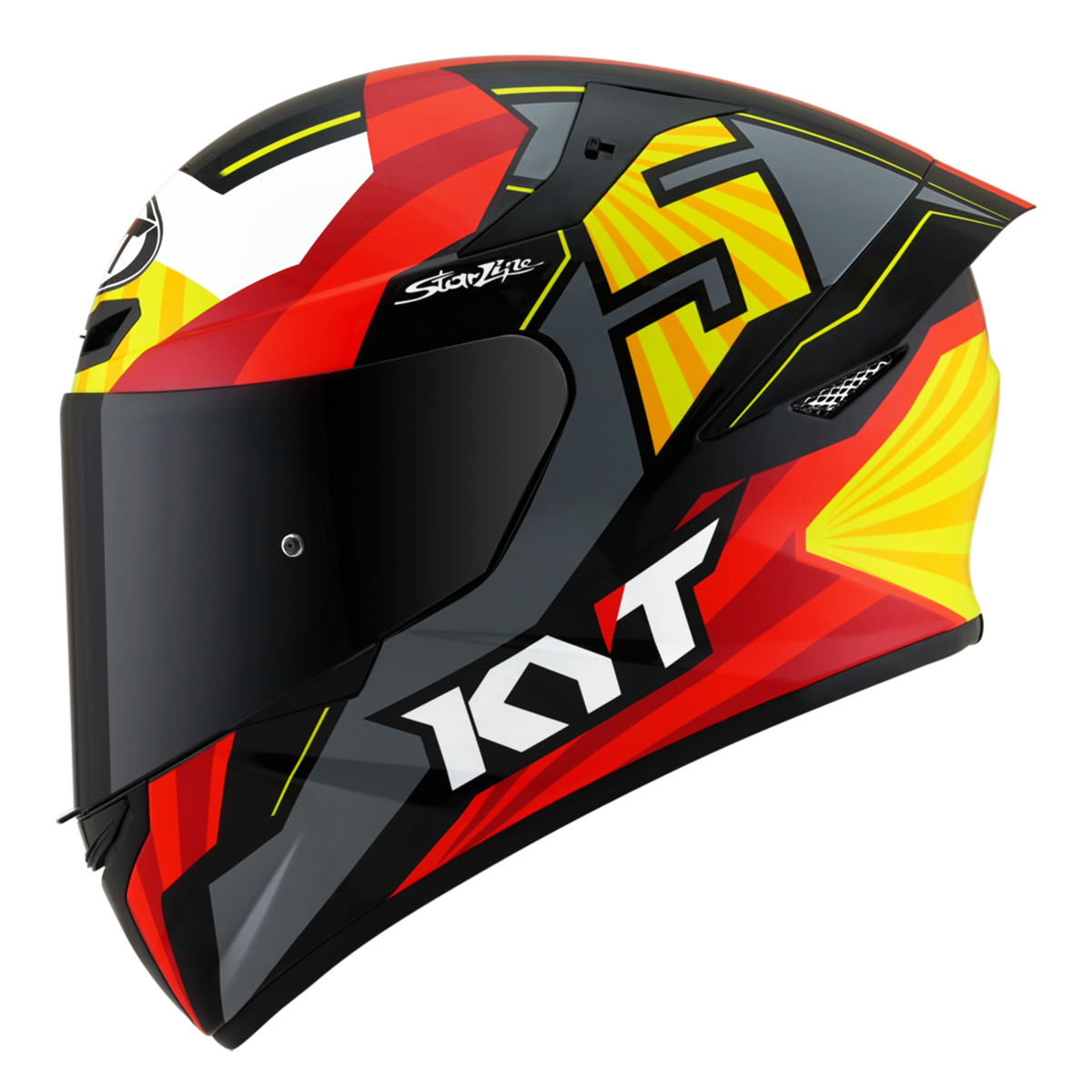 Kask Motocyklowy KYT TT-COURSE FLUX – zdjęcie 4