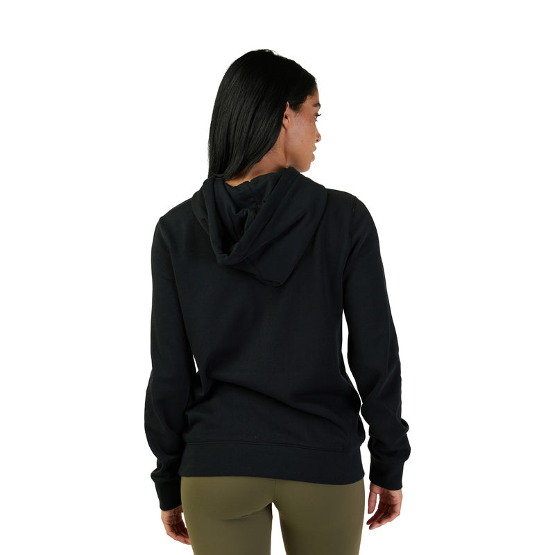 BLUZA Z KAPTUREM DAMSKA FOX HEAD BLACK PINK