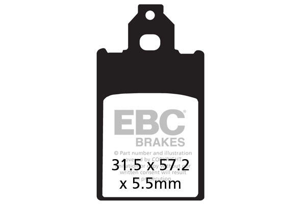 EBC Brakes Klocki hamulcowe EBC FA116 (kpl. na 1 tarcze)