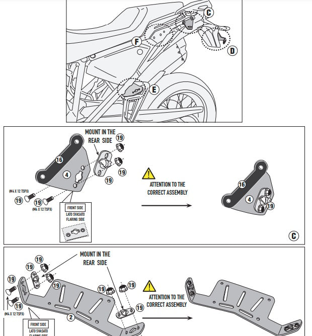 KAPPA STELAŻ KUFRÓW BOCZNYCH MONOKEY CAM SIDE KTM 1290 SUPER ADVENTURE R '21-'25 - POD KUFRY KFR K'FORCE ORAZ KVG K'VOYAGER ALU – zdjęcie 4