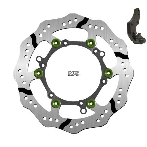NG TARCZA HAMULCOWA PRZÓD BETA CROSSTRAINER/RR/XTRAINER 125/250/300/400/450/500 '12-21 (270X-X3MM) (6X6,5MM) WAVE PŁYWAJĄCA (Z ADAPTEREM) – zdjęcie 2