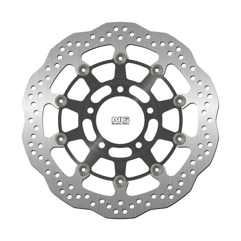NG TARCZA HAMULCOWA PRZÓD TRIUMPH TIGER 1050 '07-'13, SPEED TRIPLE 1050 '05-15 (320X78X5MM) (5X10,5MM) WAVE PŁYWAJĄCA (ŚRODEK ALUMINIOWY) – zdjęcie 2