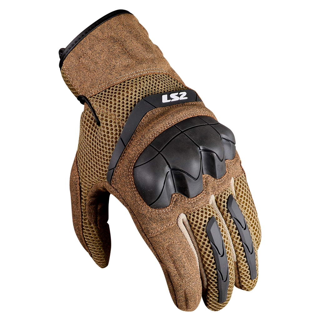 RĘKAWICE LS2 KUBRA MAN GLOVES BROWN