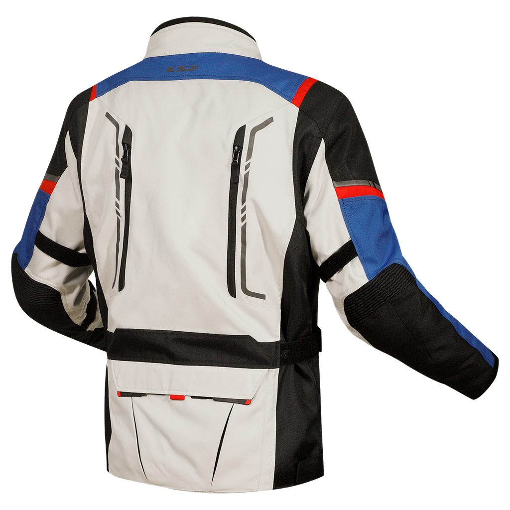 KURTKA LS2 NARVIK MAN BLUE BLACK GREY RED