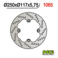 NG TARCZA HAMULCOWA TYŁ SUZUKI AN 650 BURGMAN '02-'03 (250X117X5,7) (4X10,5MM) – zdjęcie 2