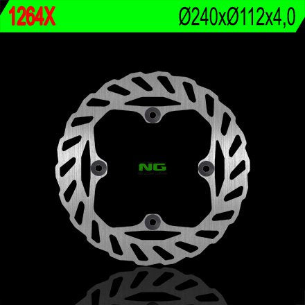 NG TARCZA HAMULCOWA TYŁ BETA RR 250/350/400/450/498/500/525, HUSQVARNA 125/250/310/449/450/510 (240X112X4) (4X9,5MM) WAVE – zdjęcie 2