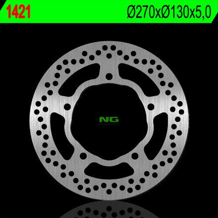 NG TARCZA HAMULCOWA TYŁ KAWASAKI VN 900 CUSTOM '06-'09 (270X130X5) (5X10,5MM) – zdjęcie 2