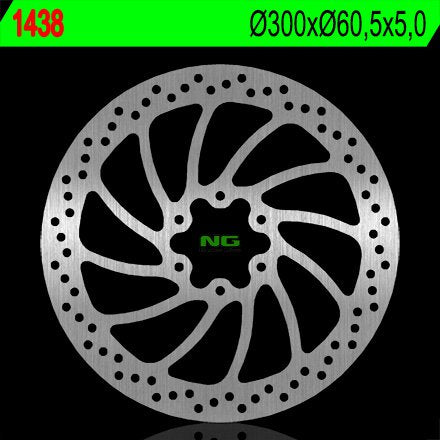 NG TARCZA HAMULCOWA PRZÓD KTM DUKE 125/200/390 '14-'16, RC 125/200/390 '14-'16, BMW G310 '16-'17 (300X60,5X4) (6X8,5MM) – zdjęcie 2