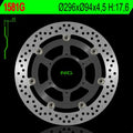 NG TARCZA HAMULCOWA PRZÓD HONDA CBF 600 ABS '08-11, CBF 1000 ABS '06-16, CBR 250 ABS '11-16, CBR 300R ABS '14-20 (296X94X4,5) (ŚRODEK ALUMINIOWY) - ZASTĘPUJE NG1149