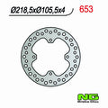 NG TARCZA HAMULCOWA TYŁ POLARIS 500/600/700/800 SPORTSMAN (219x105x4) (4x9,5mm)