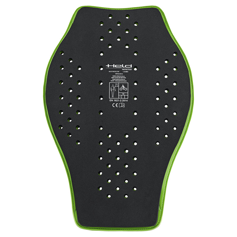 OCHRANIACZ PLECÓW HELD LEVEL 2 BLACK GREEN